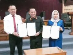 penandatangan MoU dibidang Perdata dan Tata Usaha Negara (Datun), dilakukan di ruang rapat Madani dan ditanda tangani langsung oleh Pj Bupati Empat Lawang,