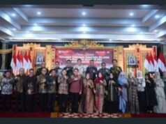 Bupati Empat Lawang Fauzan Khoiri Denin, AP., MM., menghadiri Pisah Sambut Penjabat Gubernur dan Ketua TP-PKK Sumatera Selatan