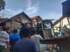 Kebakaran Rumah Semi Permanen di Tanjungsari, Sumedang