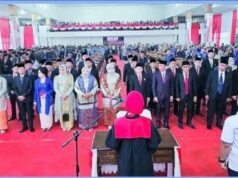 35 Anggota Dewan Perwakilan Rakyat Daerah (DPRD) Kabupaten Empat Lawang Resmi dilantik