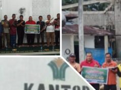 PTPN IV Unit PKS Timur Salurkan Bantuan TJSL Untuk Rumah Ibadah di Desa Baru,Pasbar.