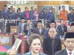 Kader terbaik Partai Demokrat dr. Wulan Purnama Sari diambil sumpah/janji sebagai pimpinan Dewan Perwakilan Rakyat Daerah
