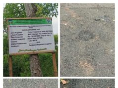 Pelaksanaan Pembangunan Jalan Desa Lingkung Pasir Diduga Asal-asalan, Anggaran Ratusan Juta Dipertanyakan