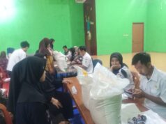 PEMERINTAH DESA HEGARMANAH SALURKAN BANTUAN PANGAN BERAS KEPADA 918 KPM TAHUN 2025 TAHAP 1